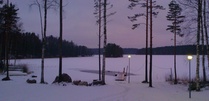 Naarjärvi jäässä 2.1. Kuva: Jaana Joutsen