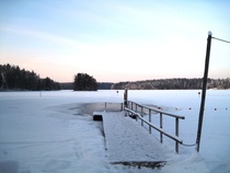 Talvinen Naarjärvi. Kuva: Jaana Joutsen